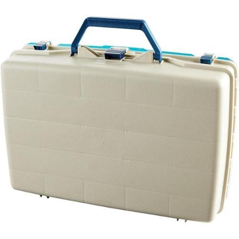 Fishing Tackle Box Two-Level Storage Waterproof Multi-Compartment Organizer New