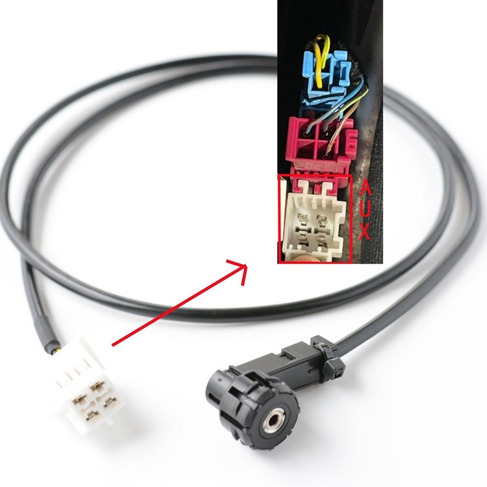 Auxiliary Cable Auxiliary Cable 2000-2007 A2034401808 Black Copper Wire