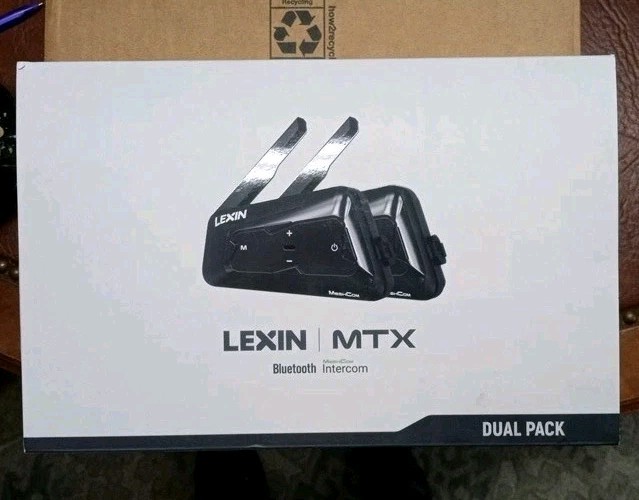 Lexin MTX Bluetooth Intercom Dual Pack (BRAND NEW NEVER USED)