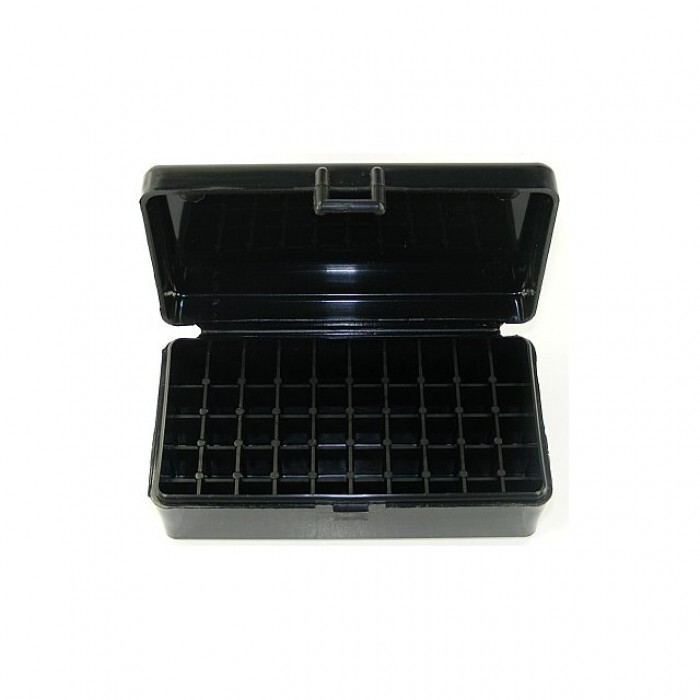FSR Plastic Ammo Box Large Pistol 50 FS-LP-50-Solid-Black-3PK