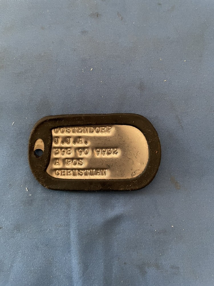 Vintage  Military Dog Tag!