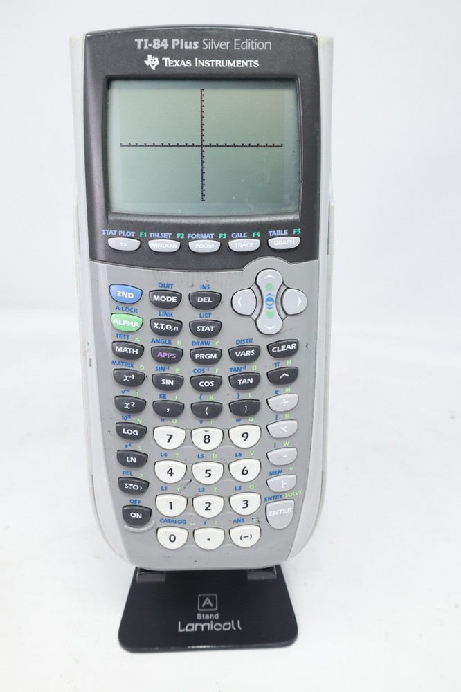 Texas Instruments TI-84 Plus Silver Edition Tested & Working