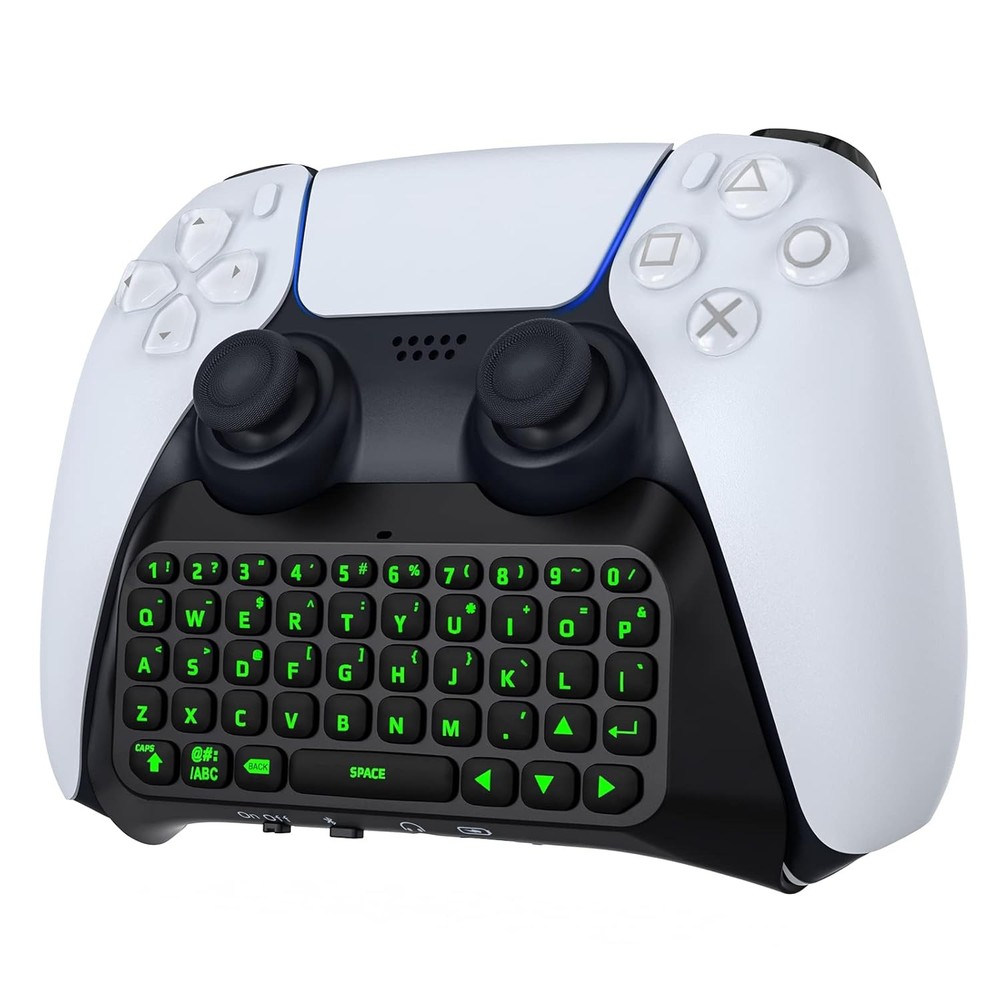 PS5 Controller Keyboard Chatpad Wireless Backlit