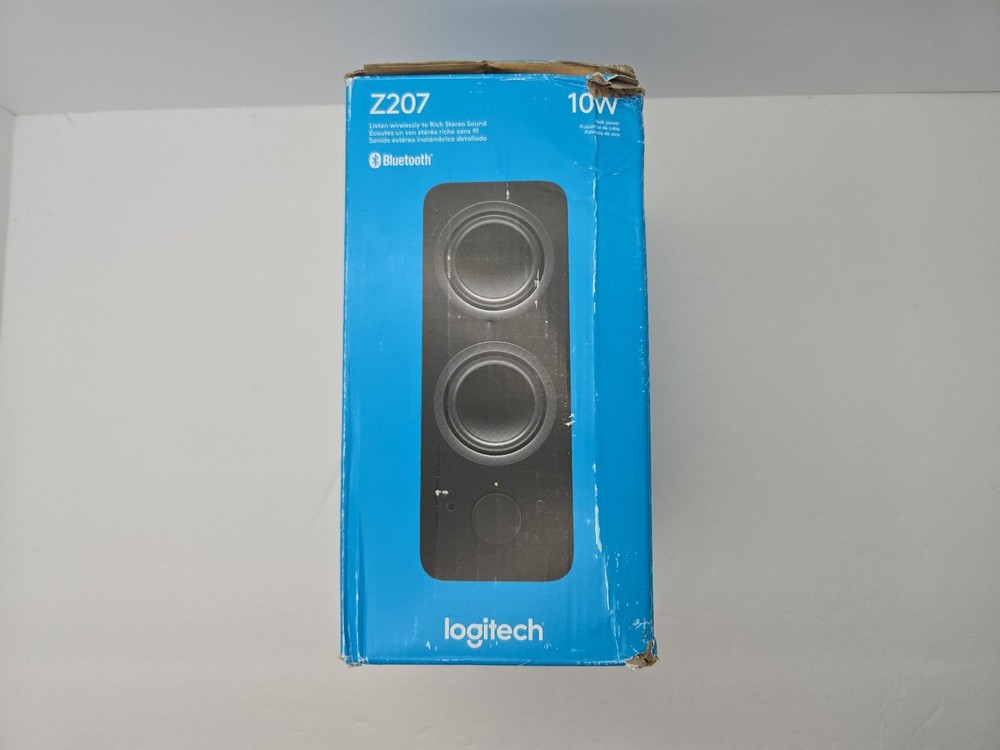 Logitech Z207 2.0 Bluetooth Computer Speakers Black Wireless - Read