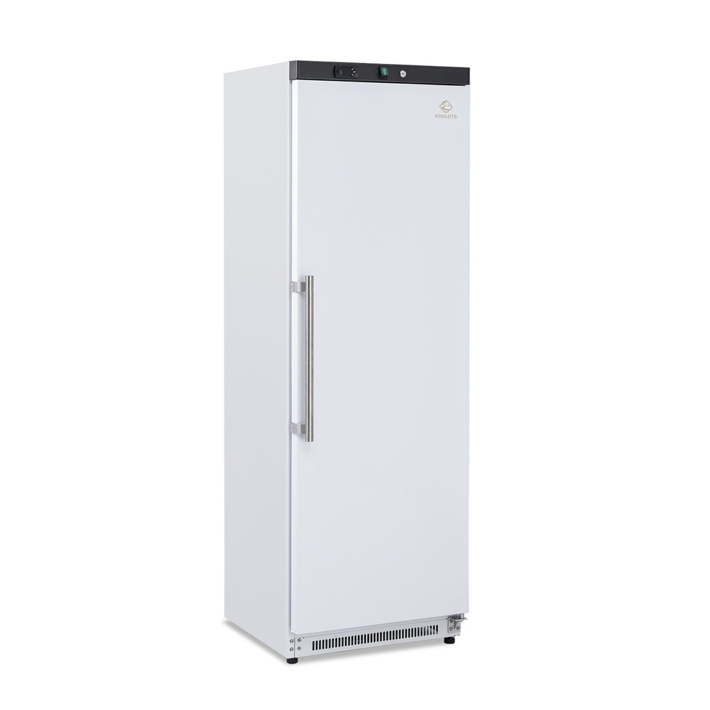 KOOLOTS 13 Cu.Ft White Upright Commercial Refrigerator Solid Door Lock
