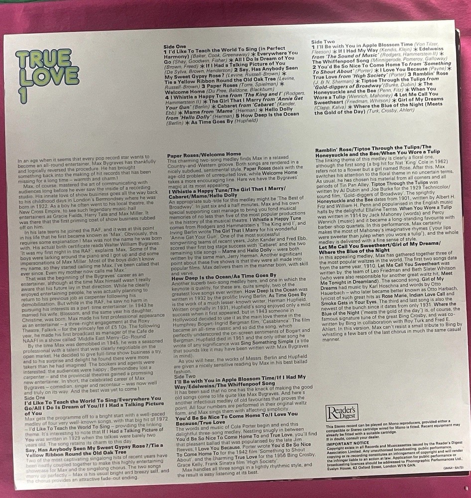 Max Bygraves Vinyl Box Set Singalong With Max UK