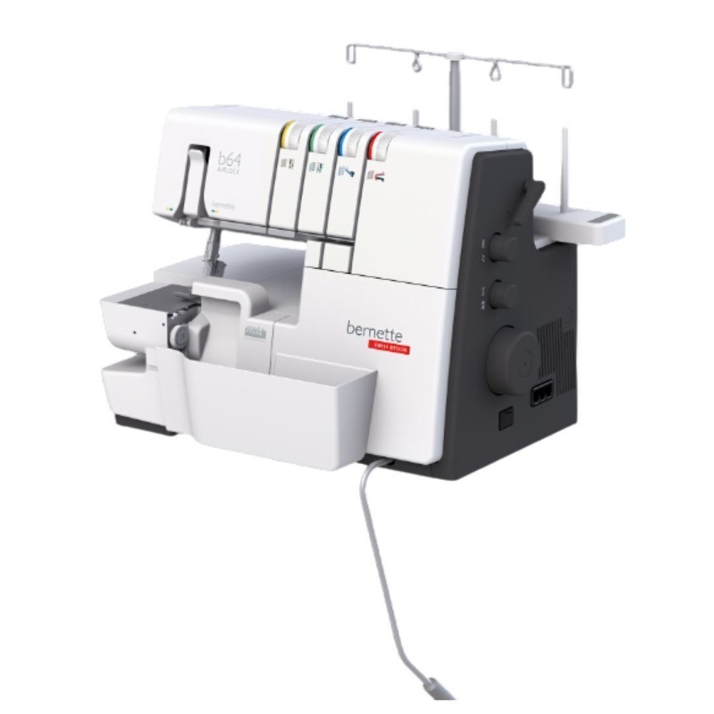 Bernette 64 Airlock Overlocker Easy Air Threading LED Lights (White)