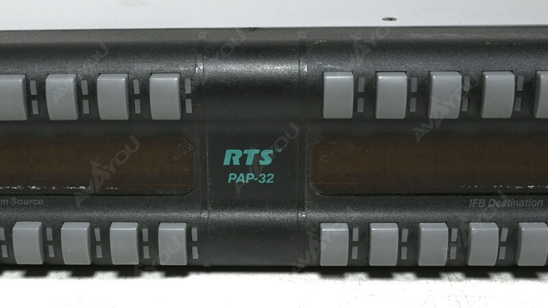 RTS Bosch PAP-32 PAP32PB Program IFB Assignment Panel F01U118709