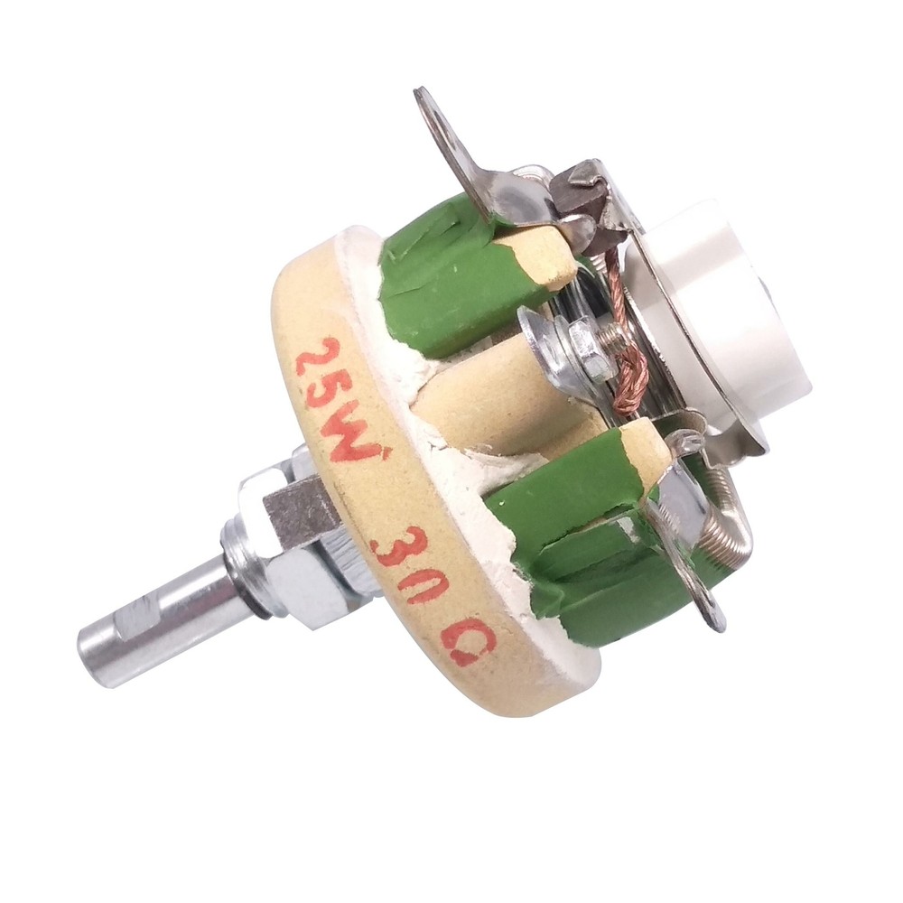 25W 30 OHM High Power Wirewound Potentiometer, Rheostat, Variable Resistor