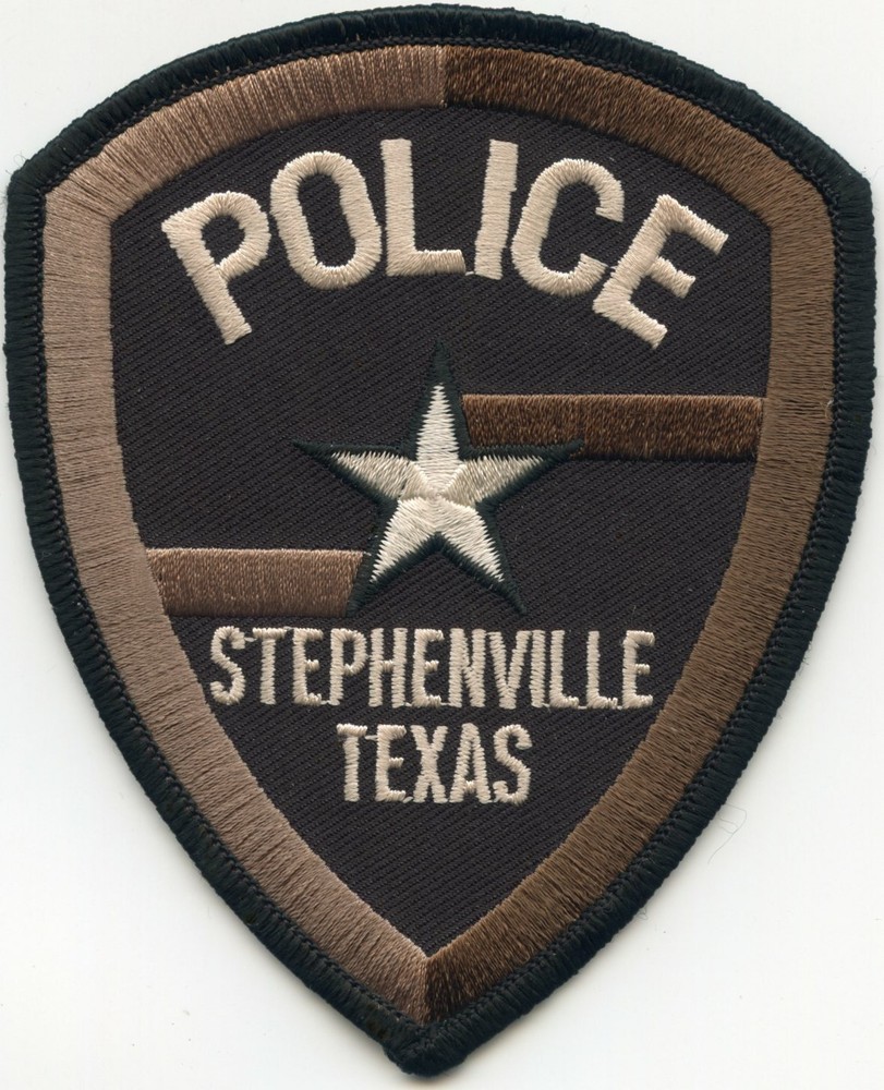 STEPHENVILLE TEXAS TX subdued POLICE PATCH