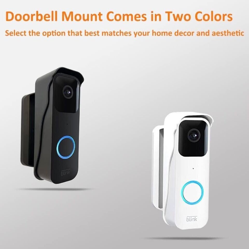 Mount Made for Blink Video Doorbell | Adjustable Design Improve Viewing Angle |