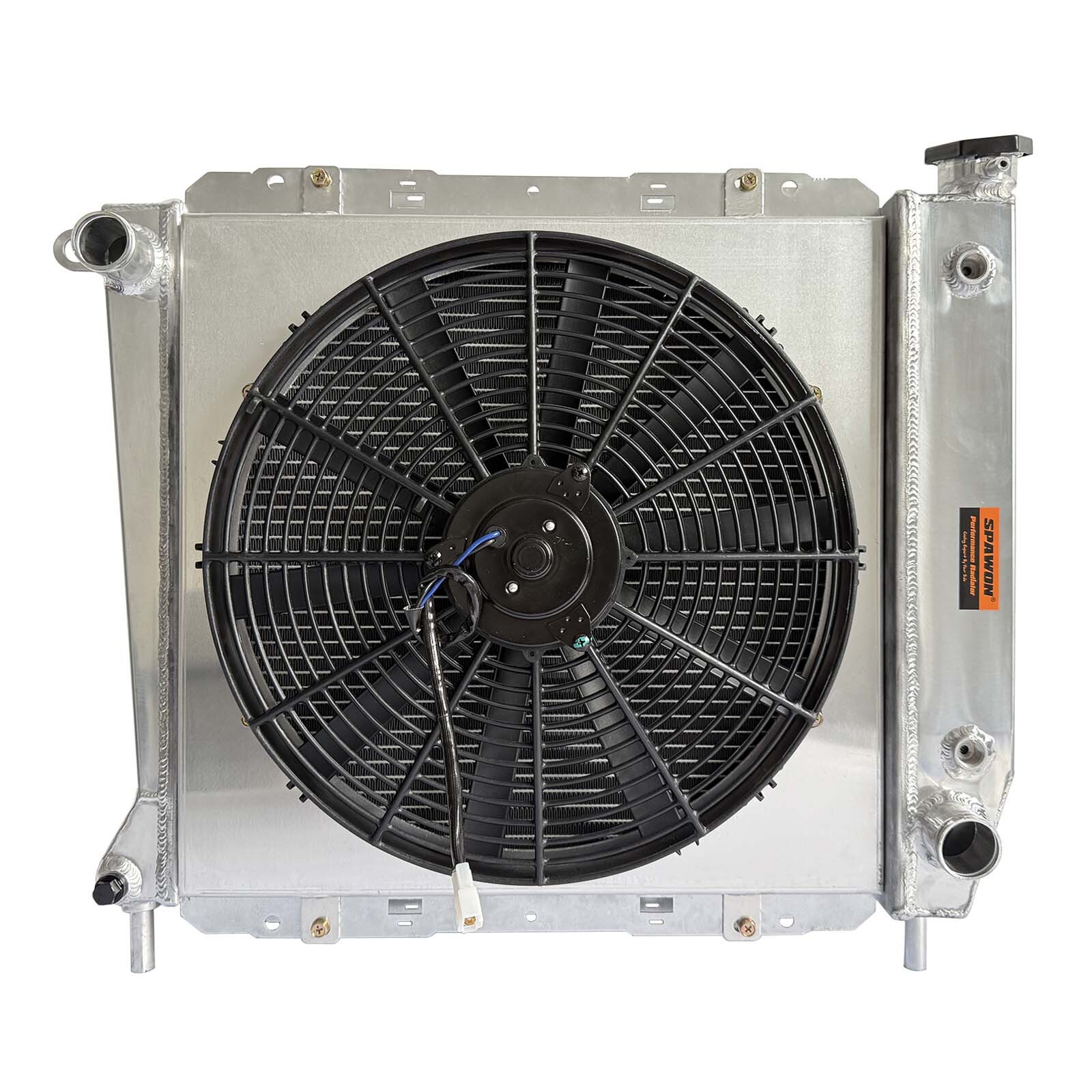 Radiator + Fan Shroud For Ford Ranger Mazda B2300 2.0L 2.3L 1985-94 Aluminum AT