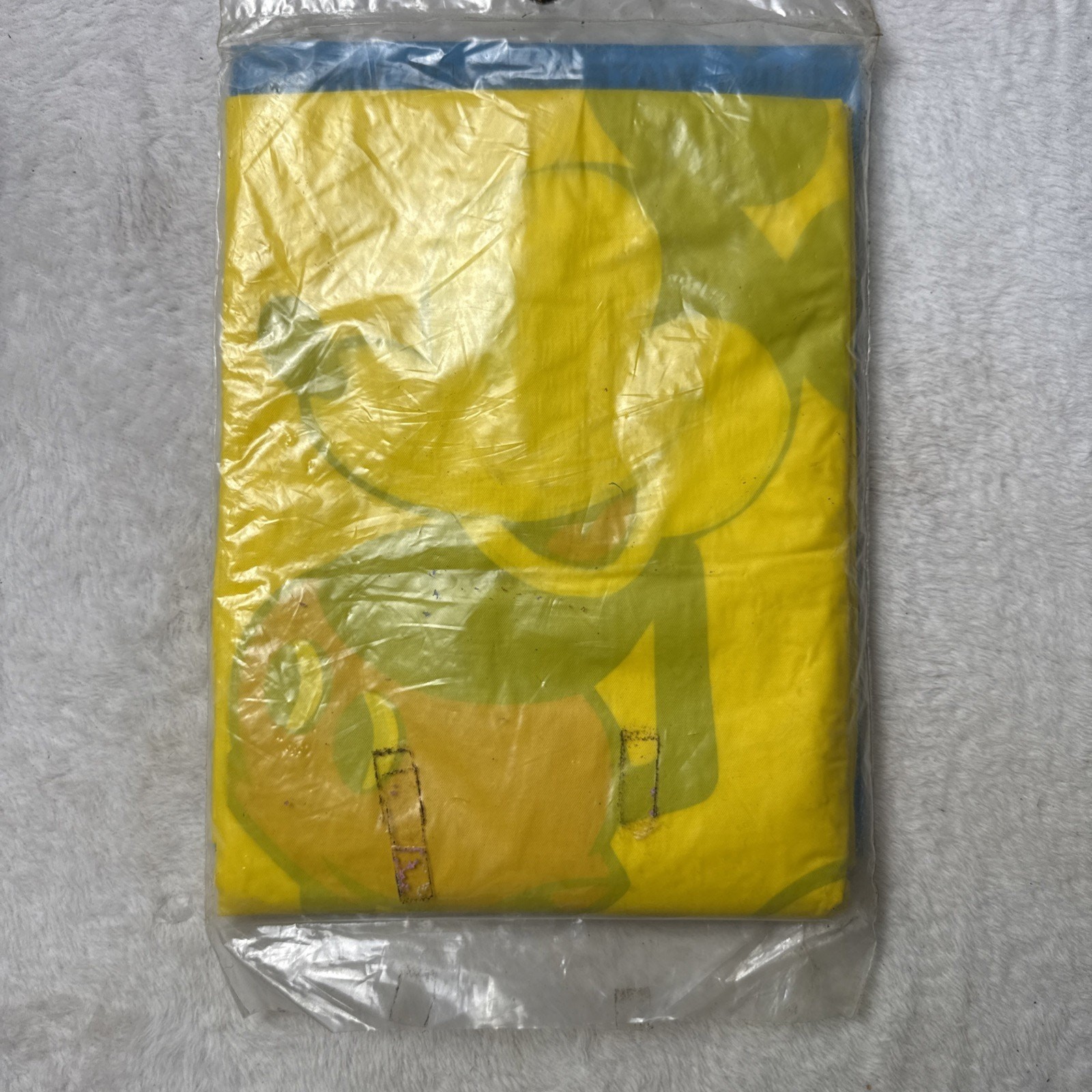 Vintage Disney World Mickey Mouse Waterproof Poncho Adult One Size Retro