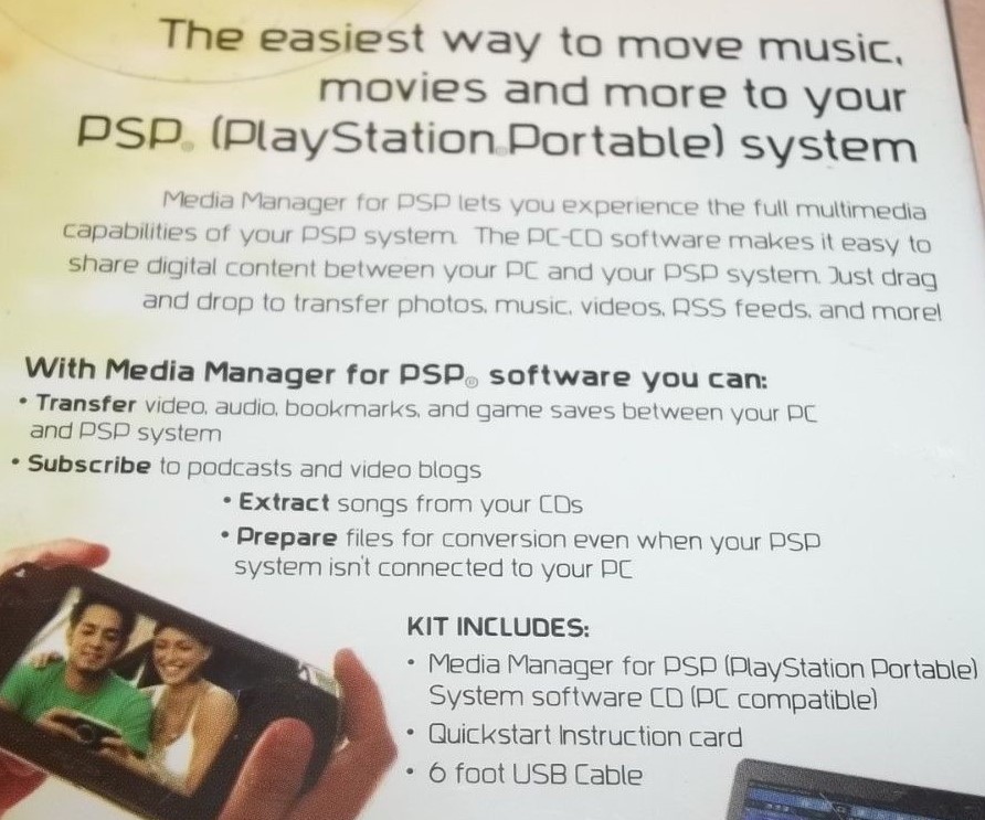 Sony PSP™ Media Manager