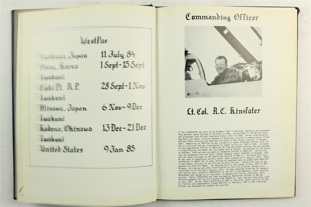 VMFA-451 1984 Far East Deployment Unit History Cruise Book