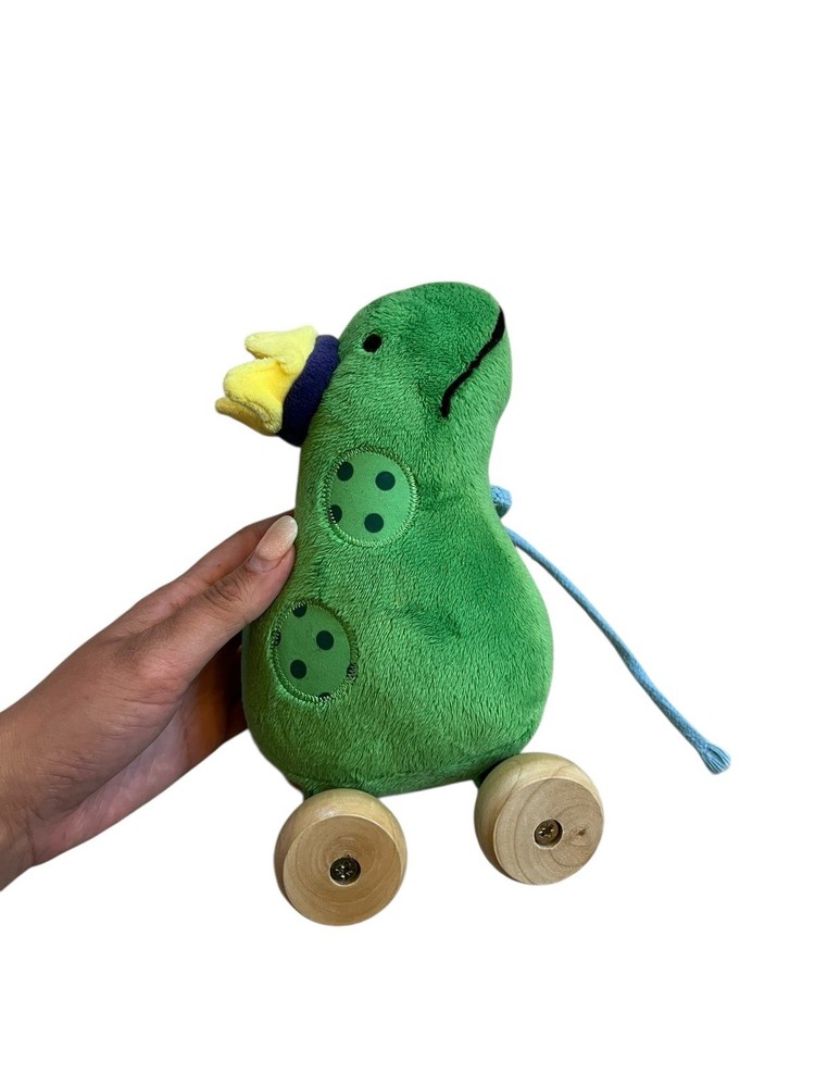 Rich Frog Plush Froggy Pull Toy