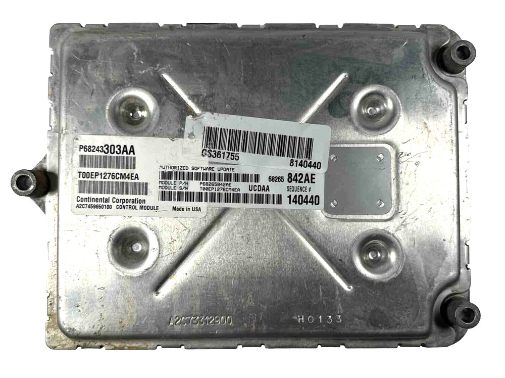 206 2018 Dodge Ram 1500 5.7L Engine Control Module Unit Ecm P68243303AA
