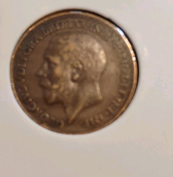 1918 British Farthing - George V