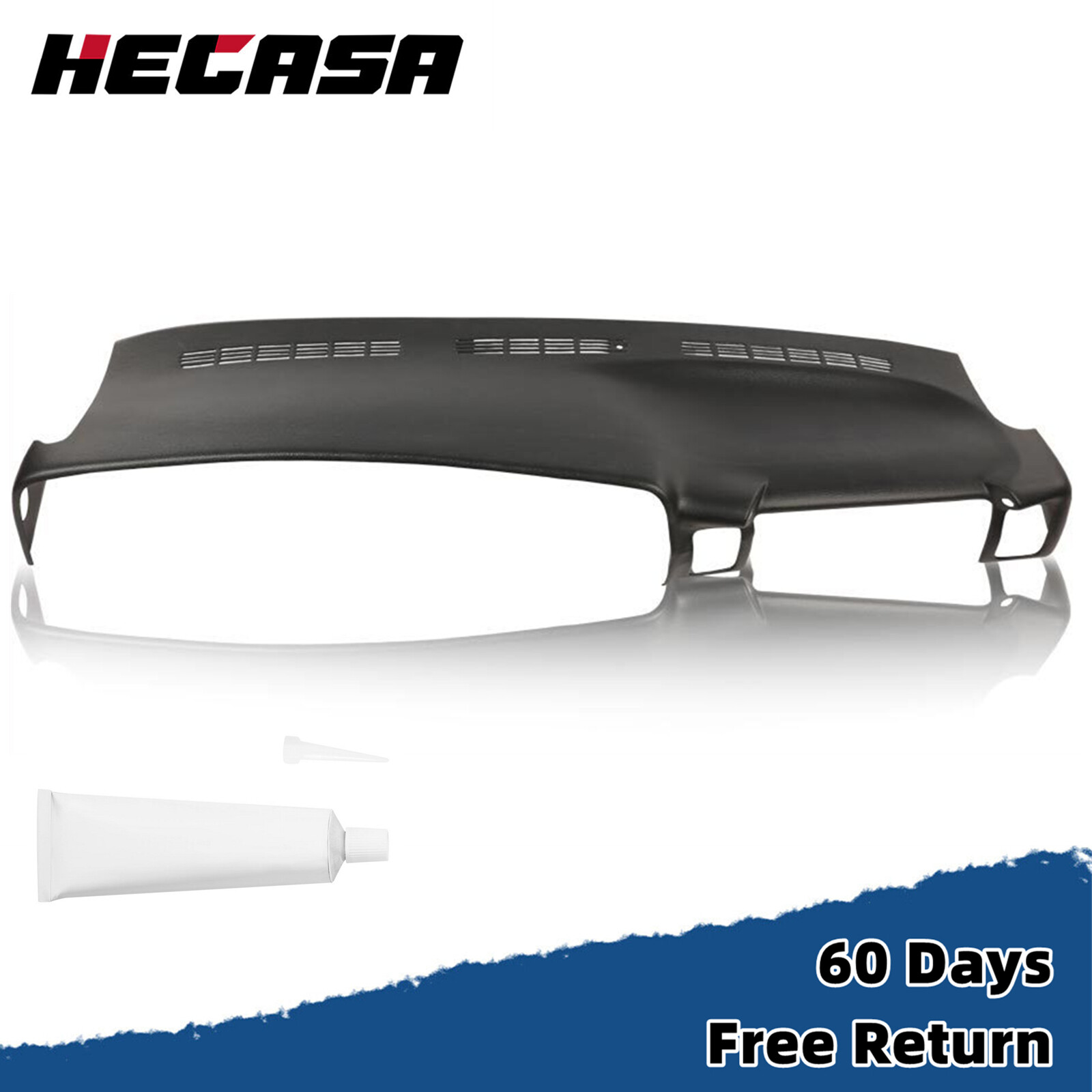 Molded Dash Cover Cap Board Overlay Black For 1999-06 03 Chevy Silverado Sierra