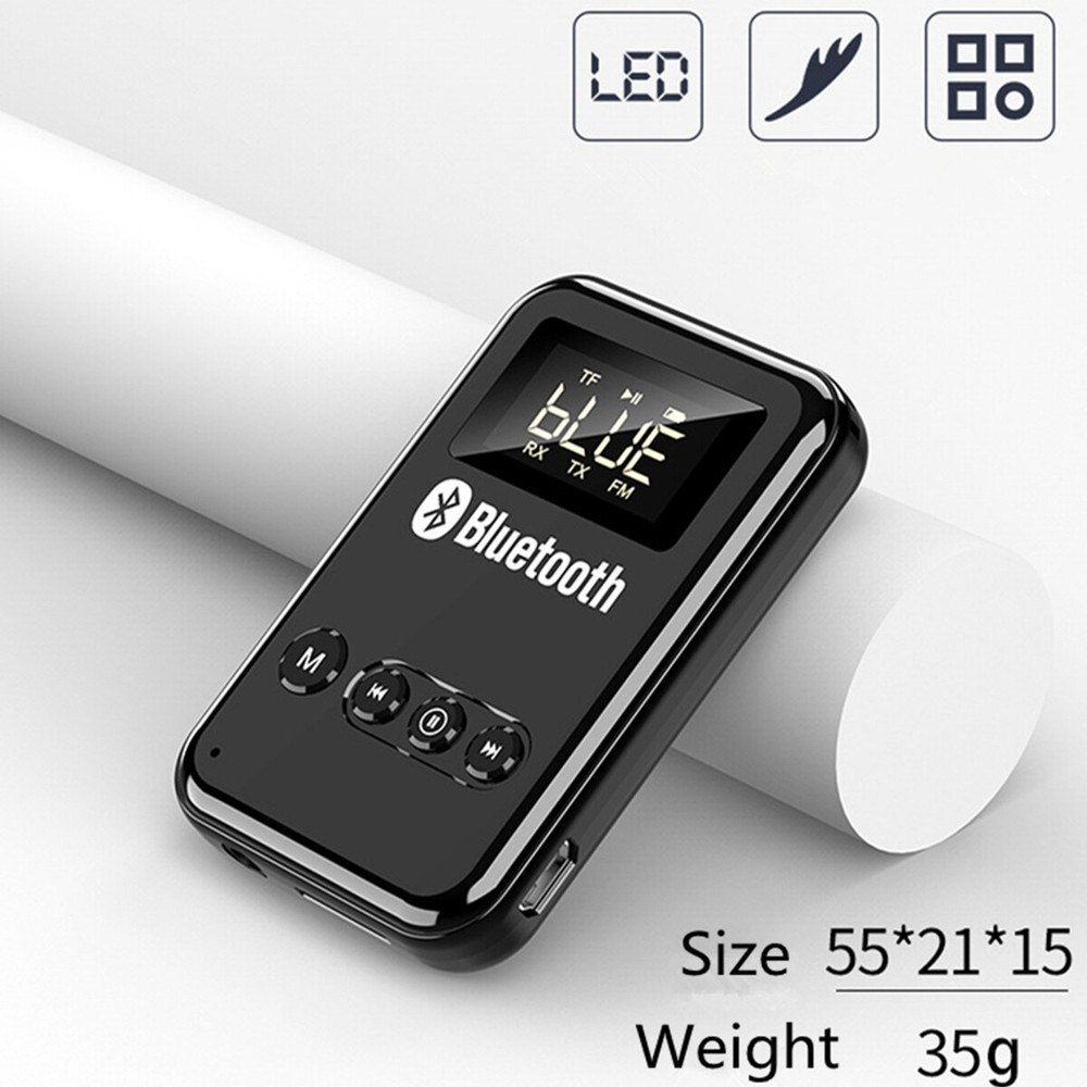 Wireless Bluetooth Transmitter Receiver Stereo Music Audio Adapter For Car TV PC