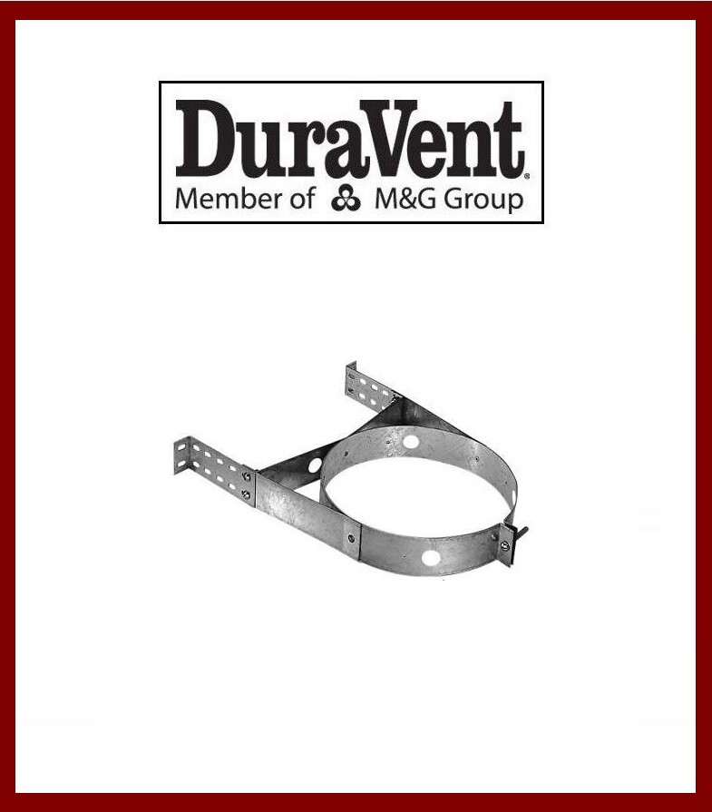 DURAVENT 6" DuraTech Vent Pipe- Wall Strap  #6DT-WS NEW!