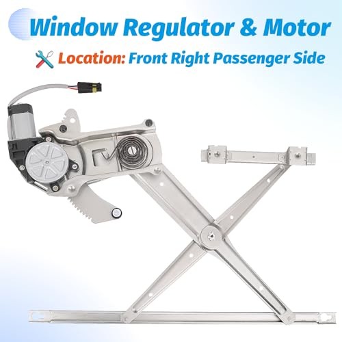 Power Window Regulator with Motor Compatible with Front Right Passenger Side
