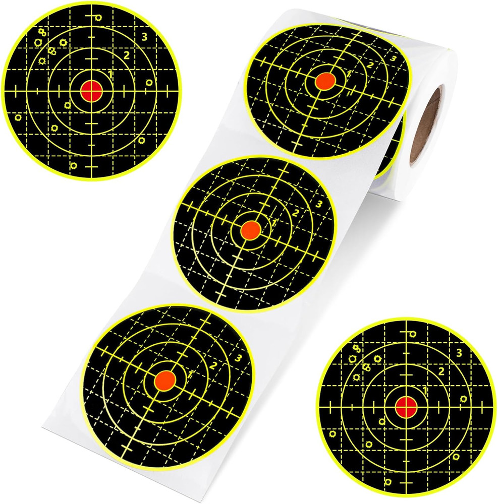 Shooting Splatter Targets Stickers - 250Pcs 3'' Targets for Shooting Range React