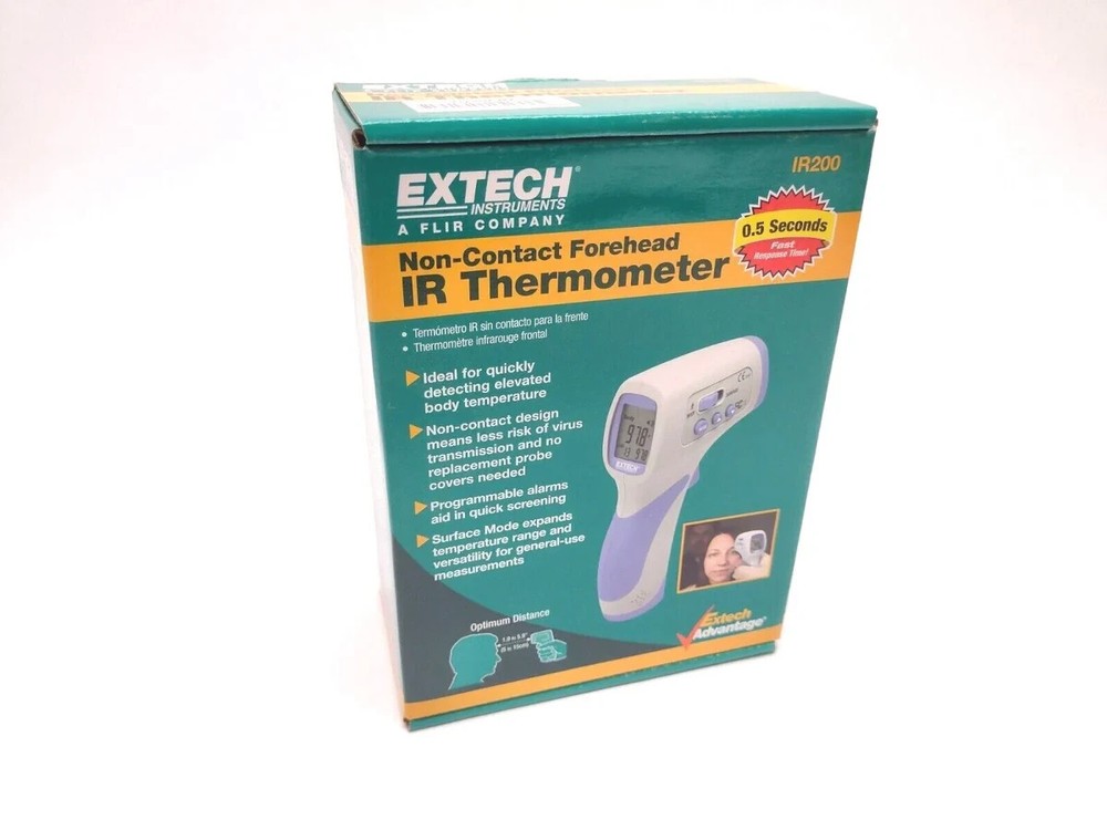 IR200 | Extech Instruments Non-Contact Forehead IR Thermometer