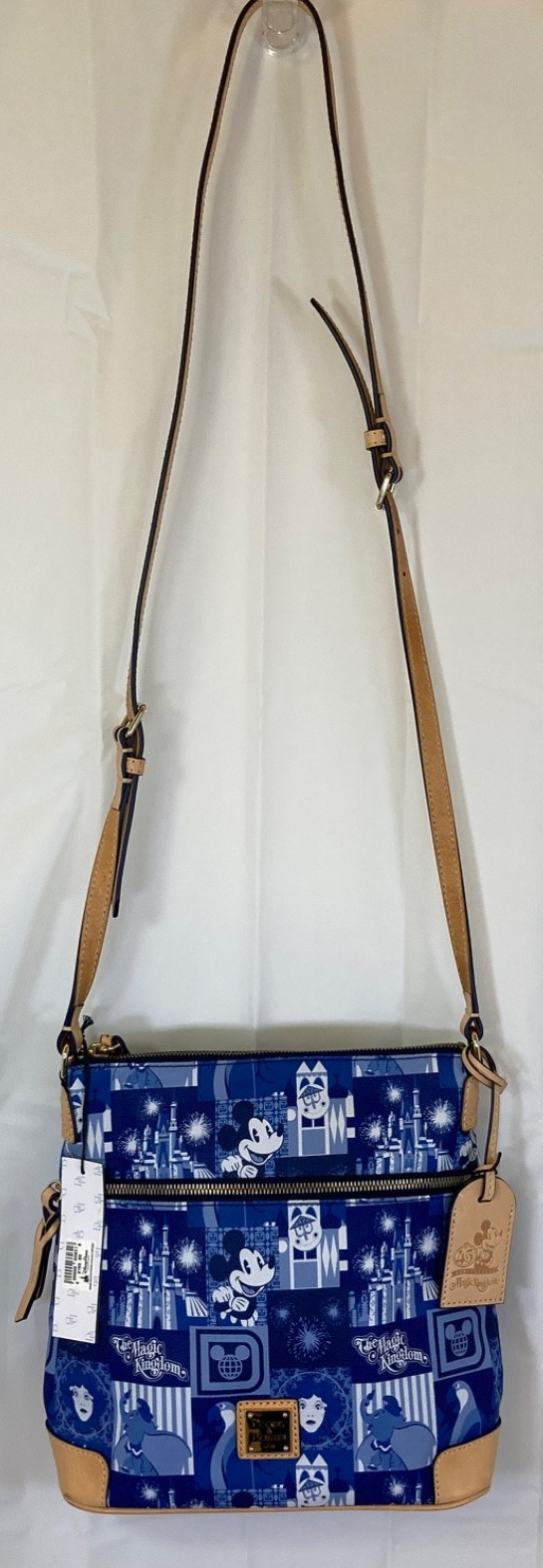 Disney Dooney & Bourke Letter Carrier NWT 2016 Magic Kingdom 45th Anniversary