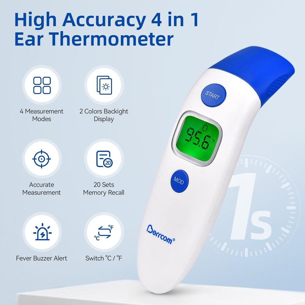 Convenient Backlit Digital Thermometer
