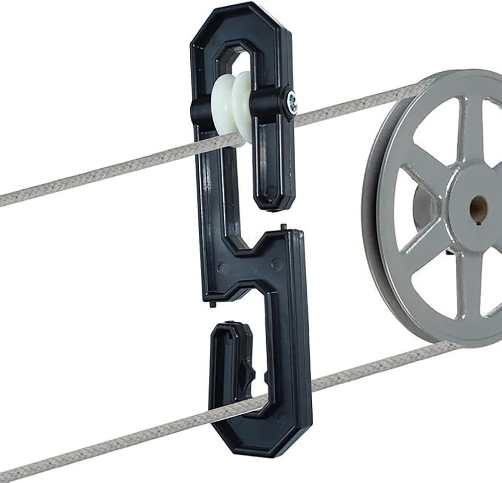 Plastic Aluminum Clothesline Separator Spreader Pulley Clothesline Pull