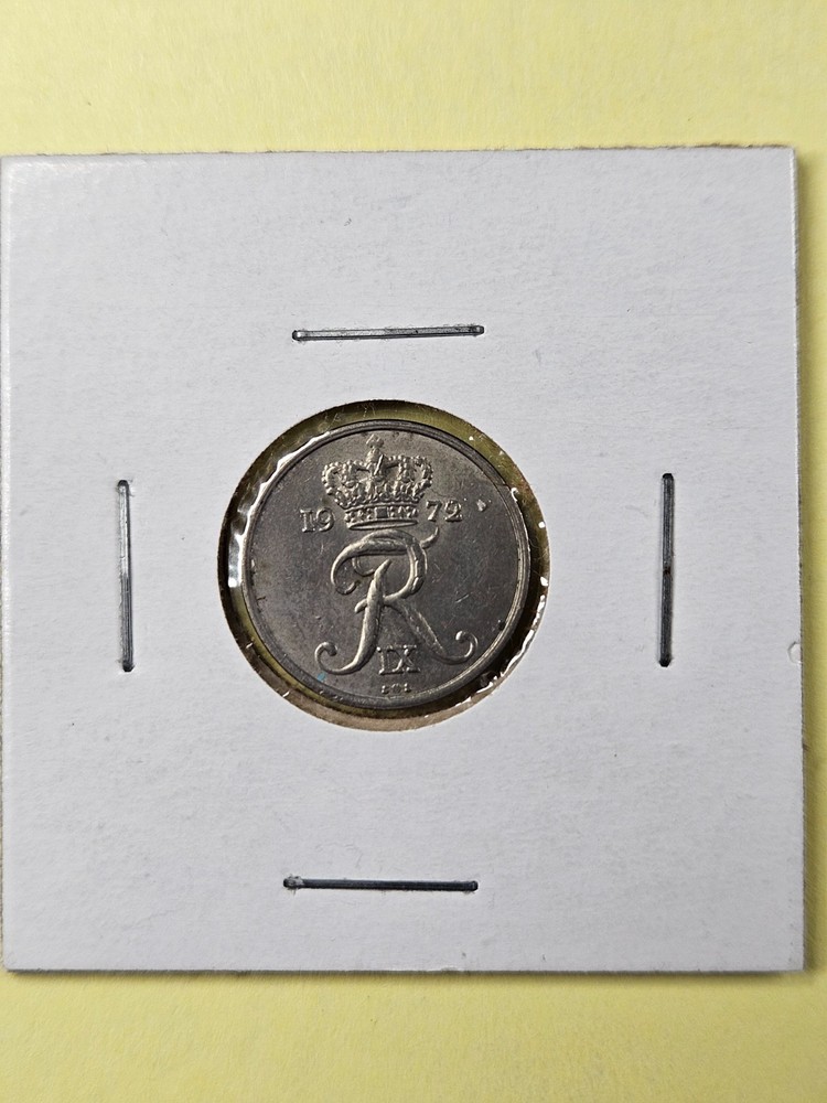 COINS - DENMARK - 10 ORE 1972