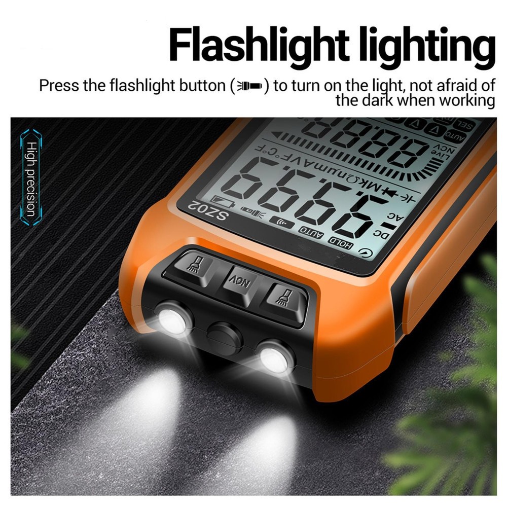 Digital Multimeter Transistor Smart Tester Auto Electrical Capacitance Meter ww