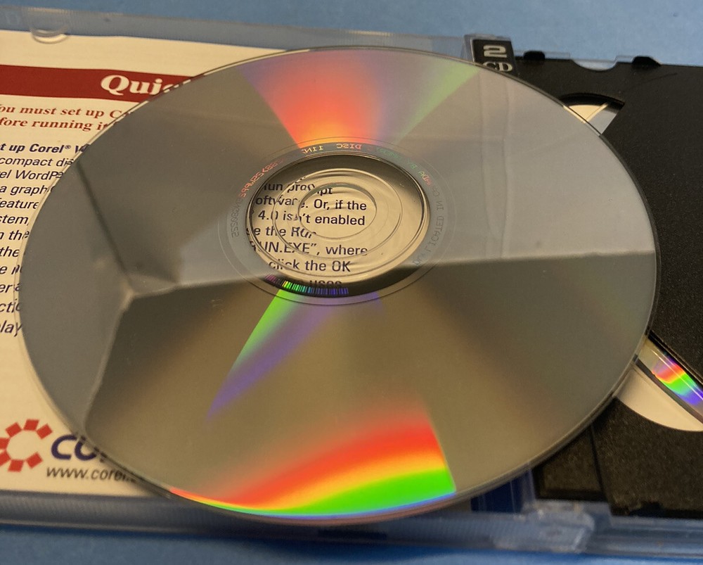 Corel WordPerfect Suite Professional 8.0 Installation CD Only