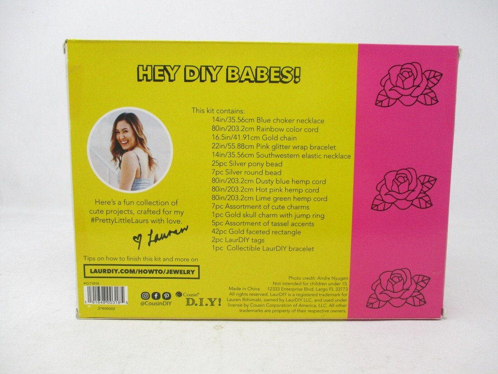 LAURdiy Cording Jewelry Kit