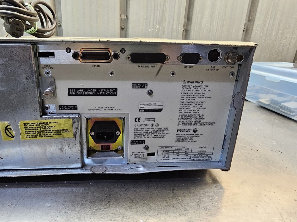 Agilent /HP 8713B RF Network Analyzer For Parts