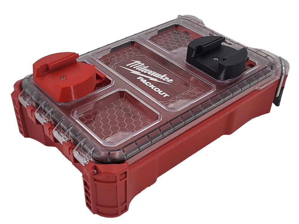 Milwaukee Packout Compatible M18 Battery Locking Mount Holder
