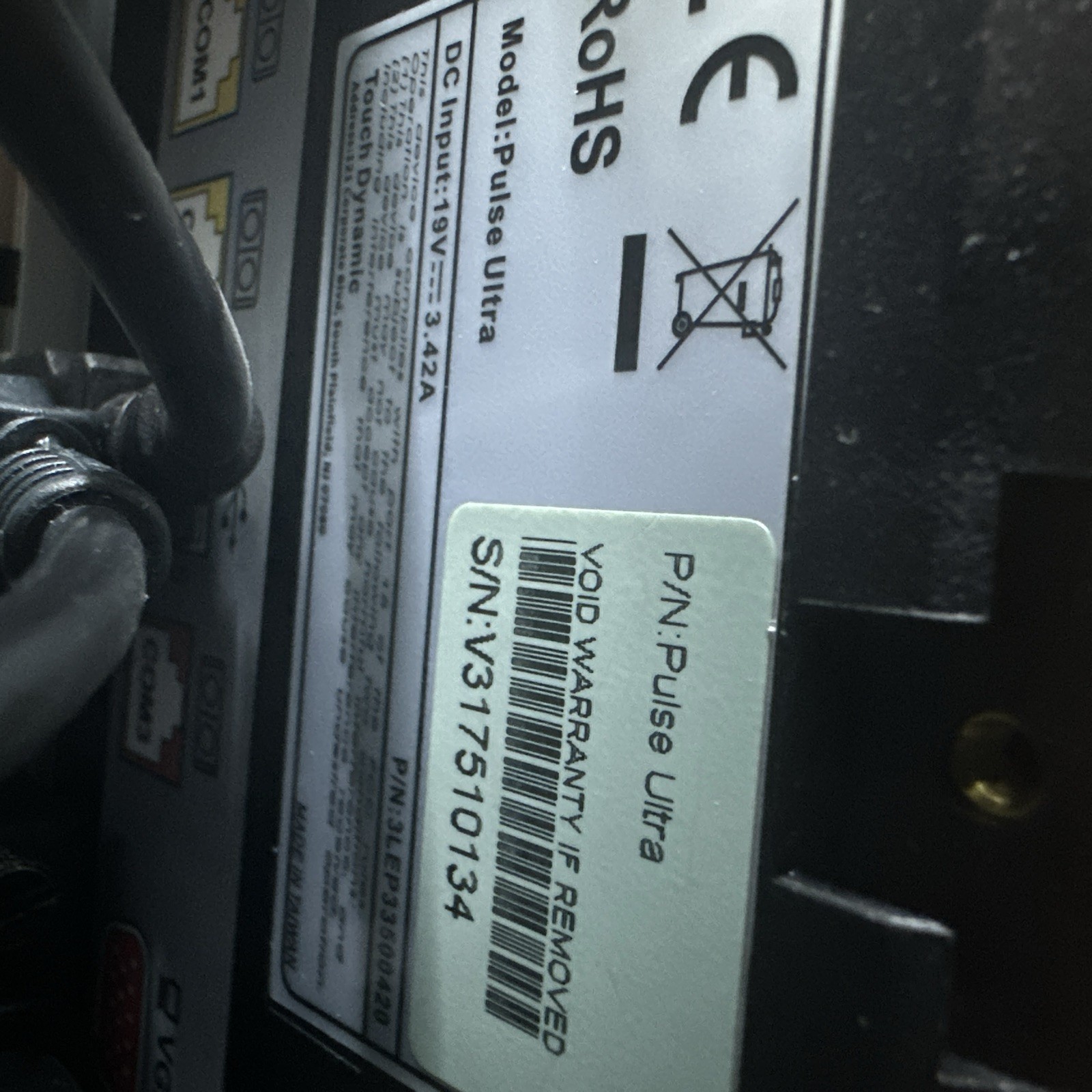 Touch Dynamic Pulse Ultra POS System w/ Slim Printer Base + Dual Displays