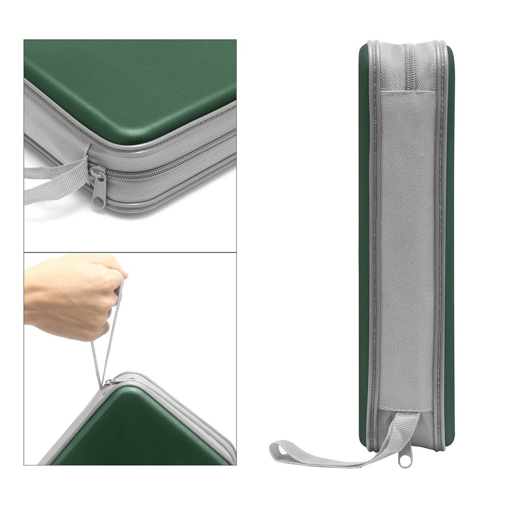 CD Case, Siveit DVD Case Holder 96 Capacity Hard Plastic CD DVD Disc Cases