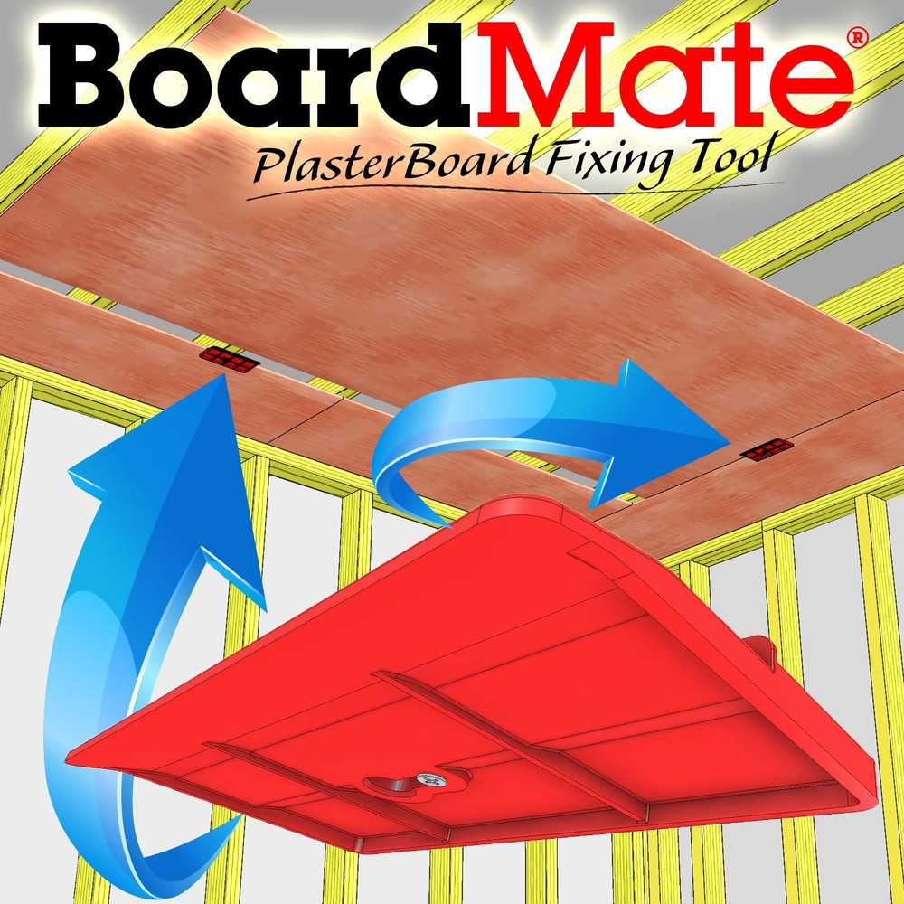 Drywall Fitting Tool, Supports The Board in Place While Installing (1 Set - 2...