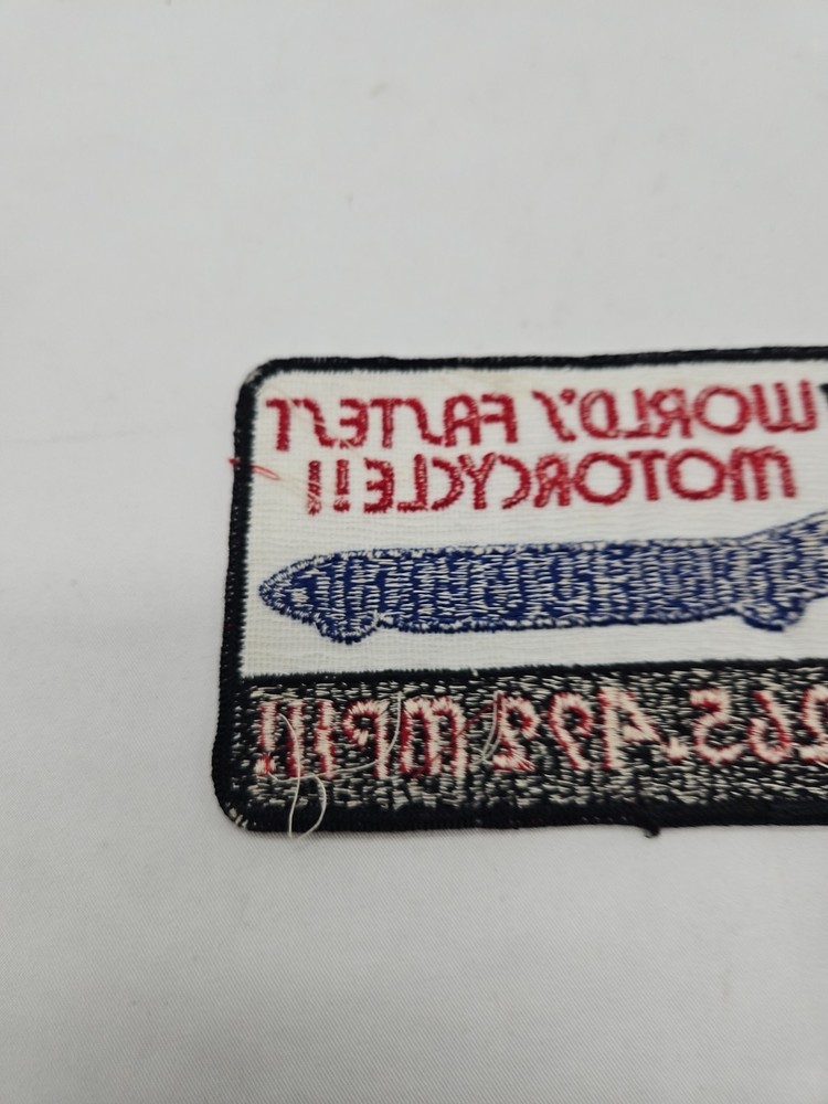 Harley Davidson Worlds Fastest Motorcycle Patch