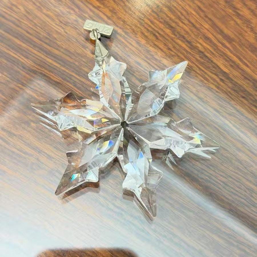 Swarovski 2015 Annual Edition Snowflake Star Christmas Ornament Collectible