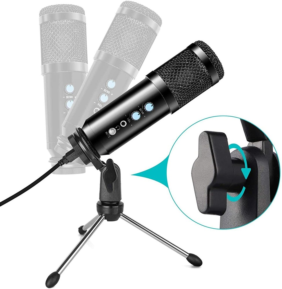 New Multipurpose Condenser Microphones USB Gaming For PC Computer / Laptop