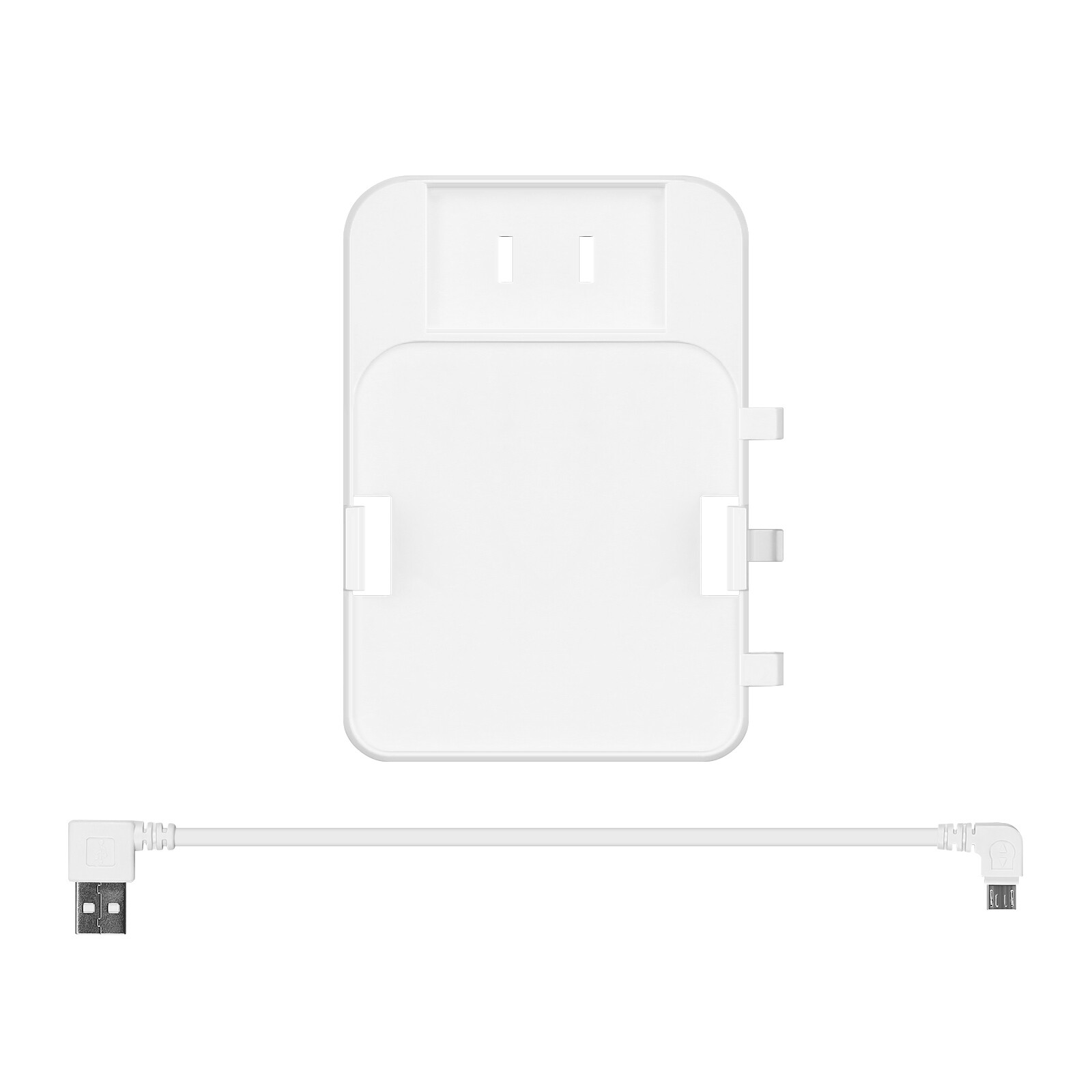 Outlet Wall Mount Hanger Holder Stand for Blink Sync Module 2 White