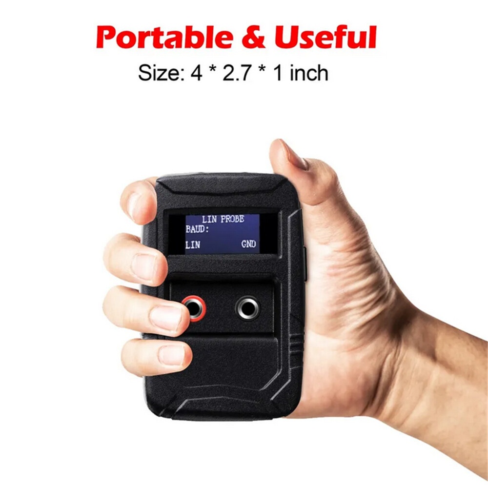 PL007 Car CAN BUS Analyzer Automatic Recognize CAN-High CAN-Low LIN BUS Tester