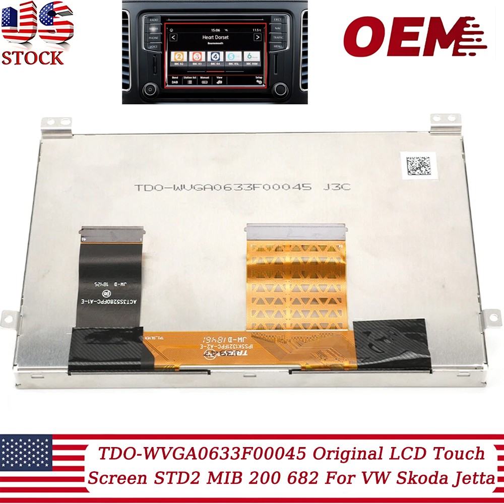 6.5" 40 Pins Touch Screen LCD TDO-WVGA0633F00045 for VW MIB STD2 680 200  Radio