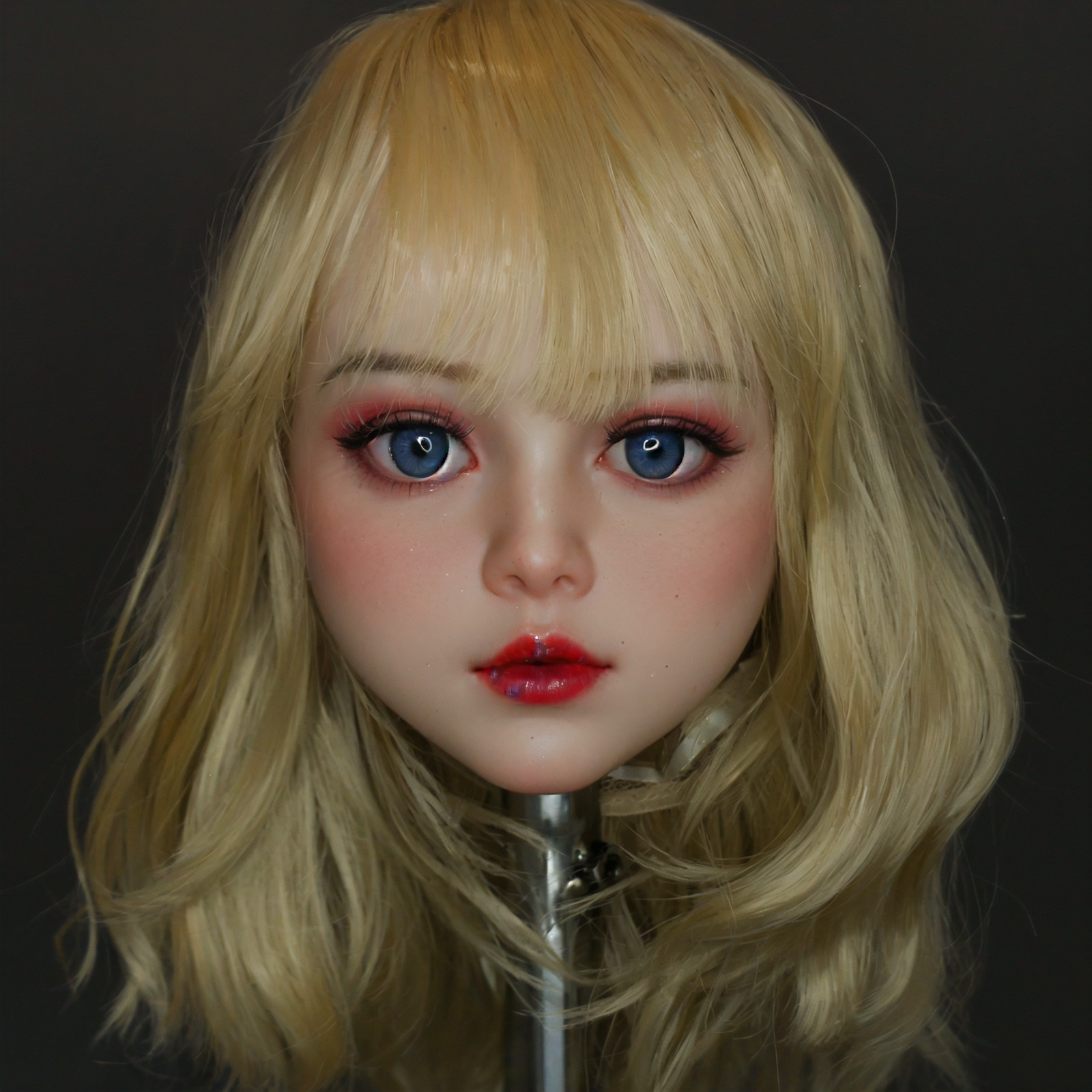 1:1 Realistic Adult Dummy Head | M16 Screw | With Hairpiece