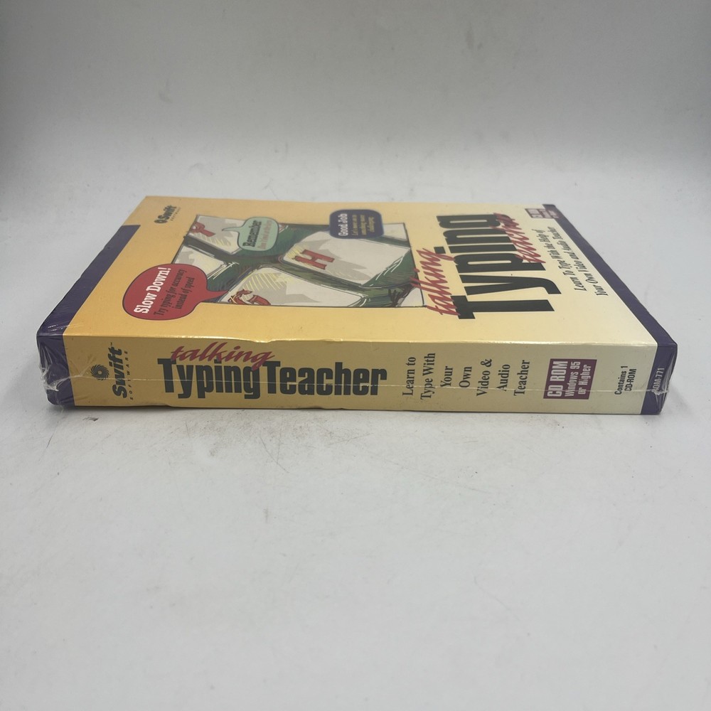 Talking Typing Teacher • Windows CD-ROM • 1996 • Swift Software • New & Sealed