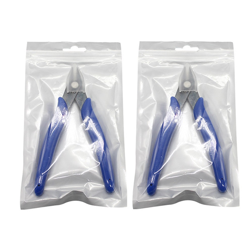 2Pcs Electrical Cutting Pliers Set Micro Wire Cable Flush Cutter Side Snips Kit.