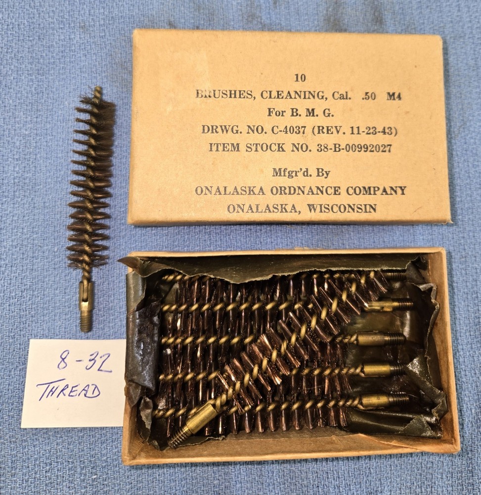 7 Cleaning Brushes Cal.50 Black Powder Muzzle Loader